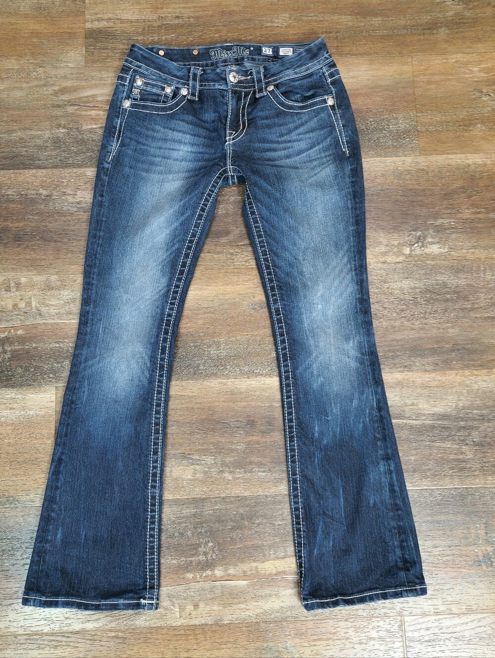 Miss Me Dark Blue Bootcut Jeans